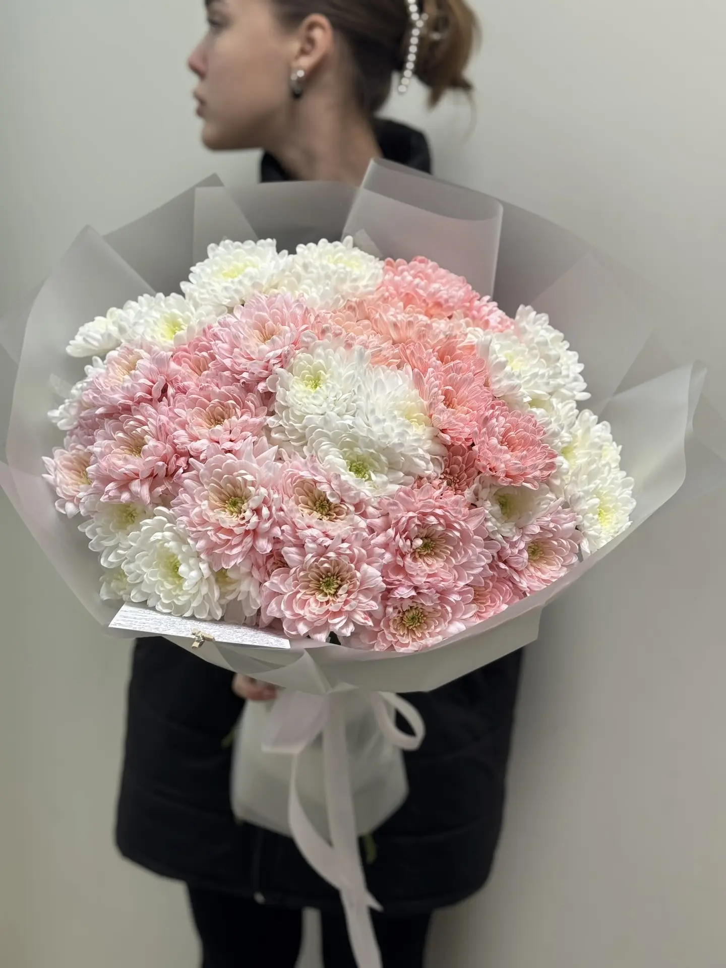 Микс 13 хризантем в офрмление