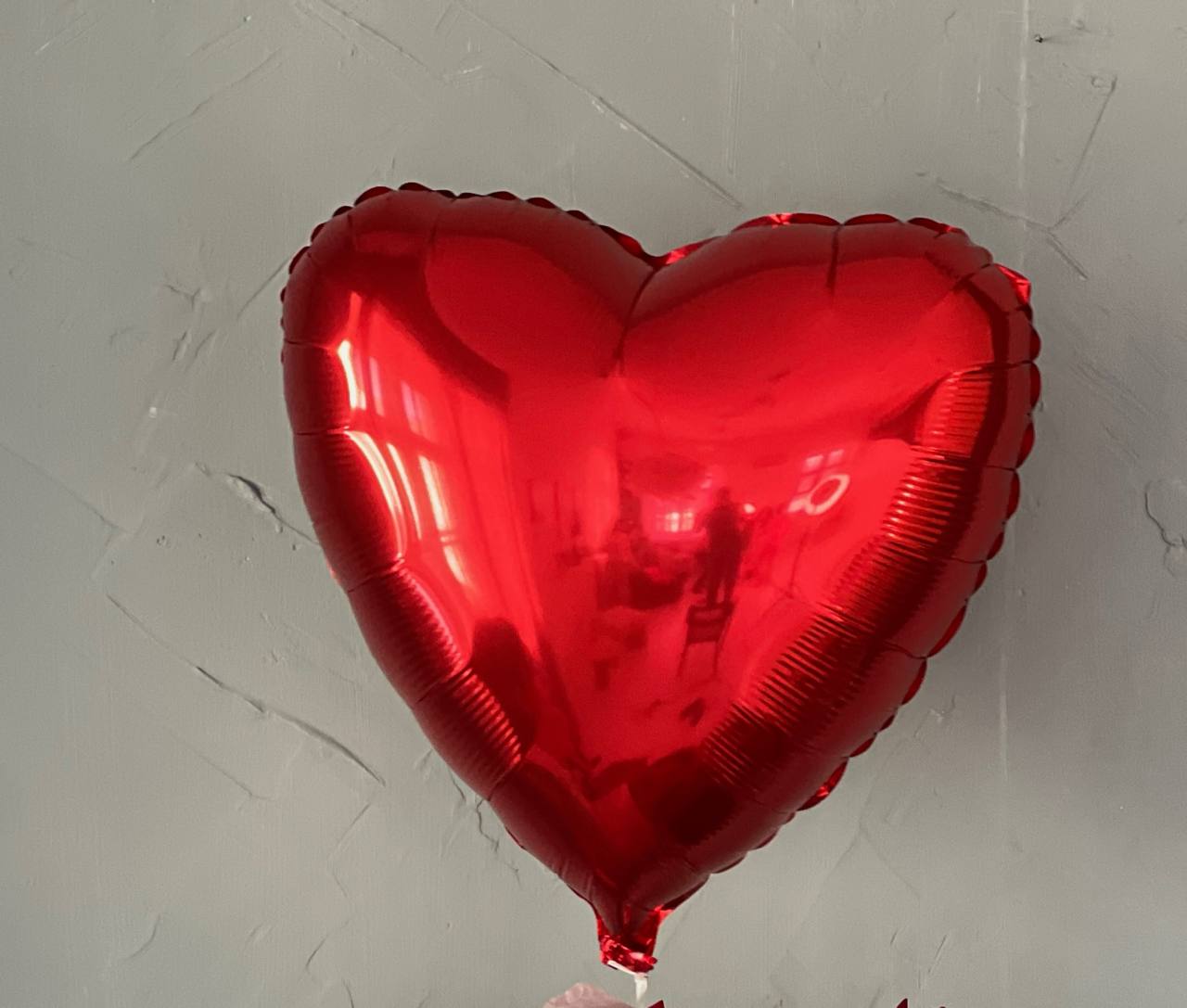 Шар сердце фольга