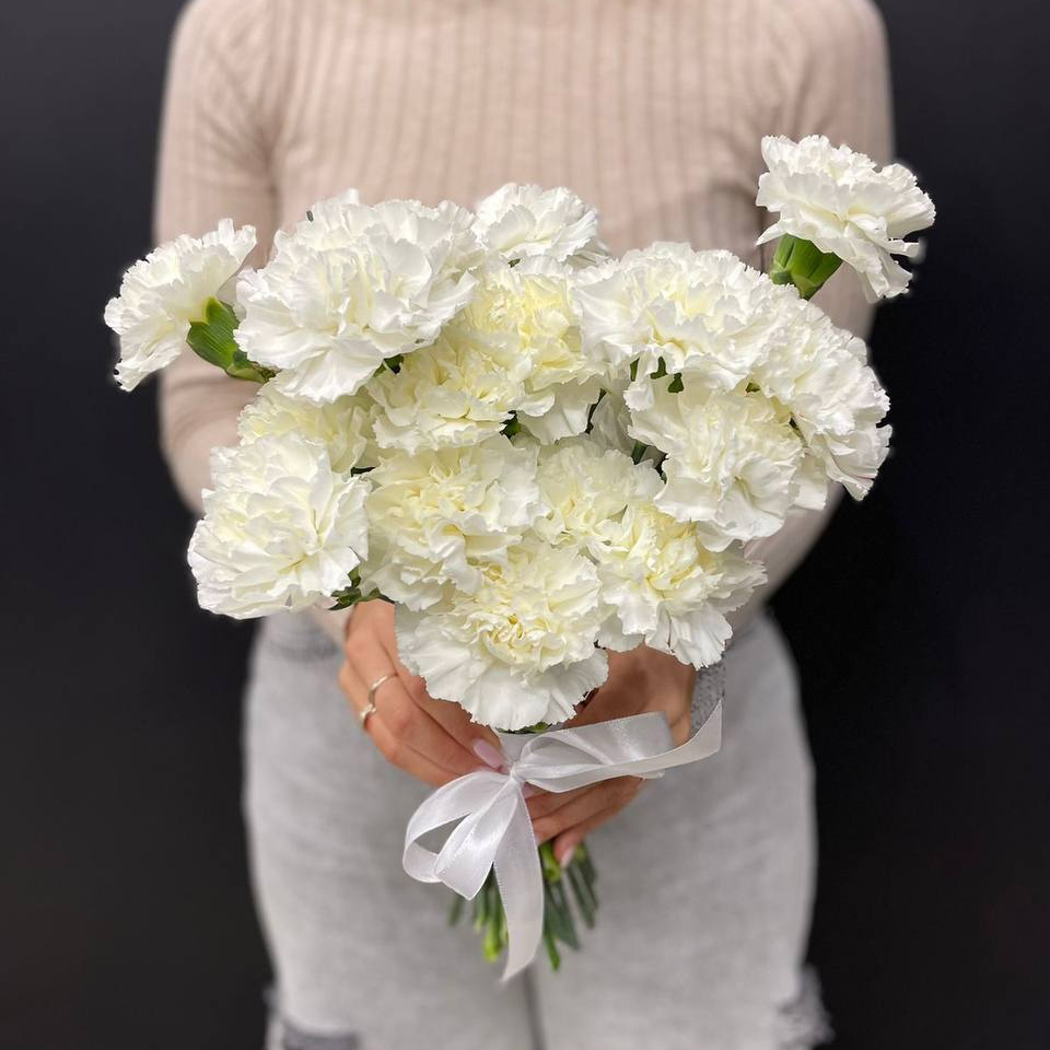 Свадебный букет из диантусов