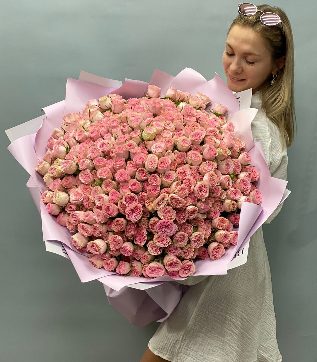 101 кустовая роза в оформление