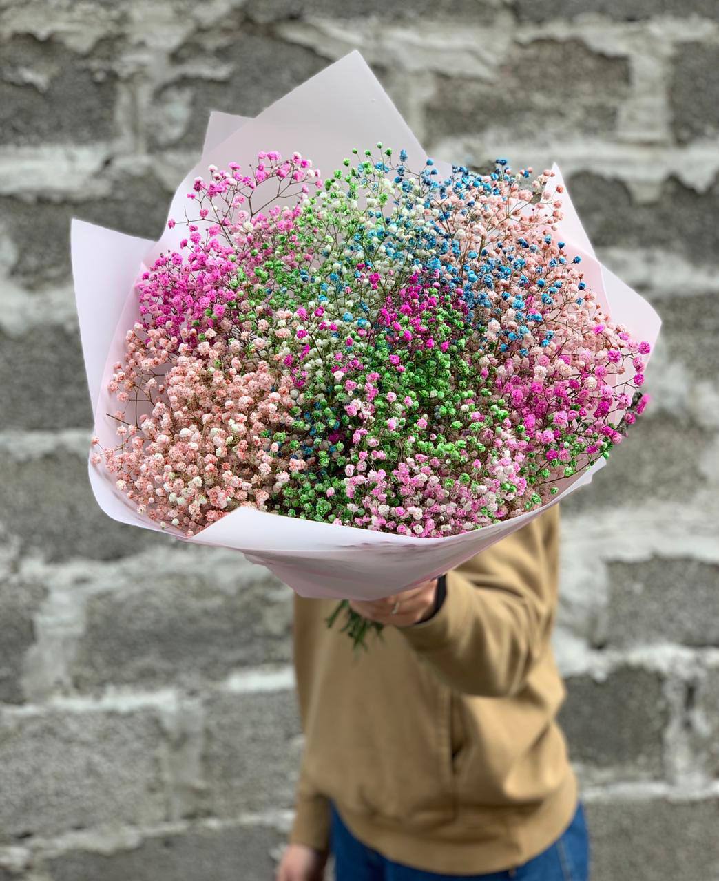 17 веток гипсофил в оформление