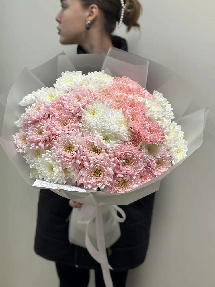 Микс 13 хризантем в офрмление