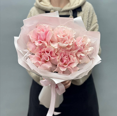 5 французских роз под ленту