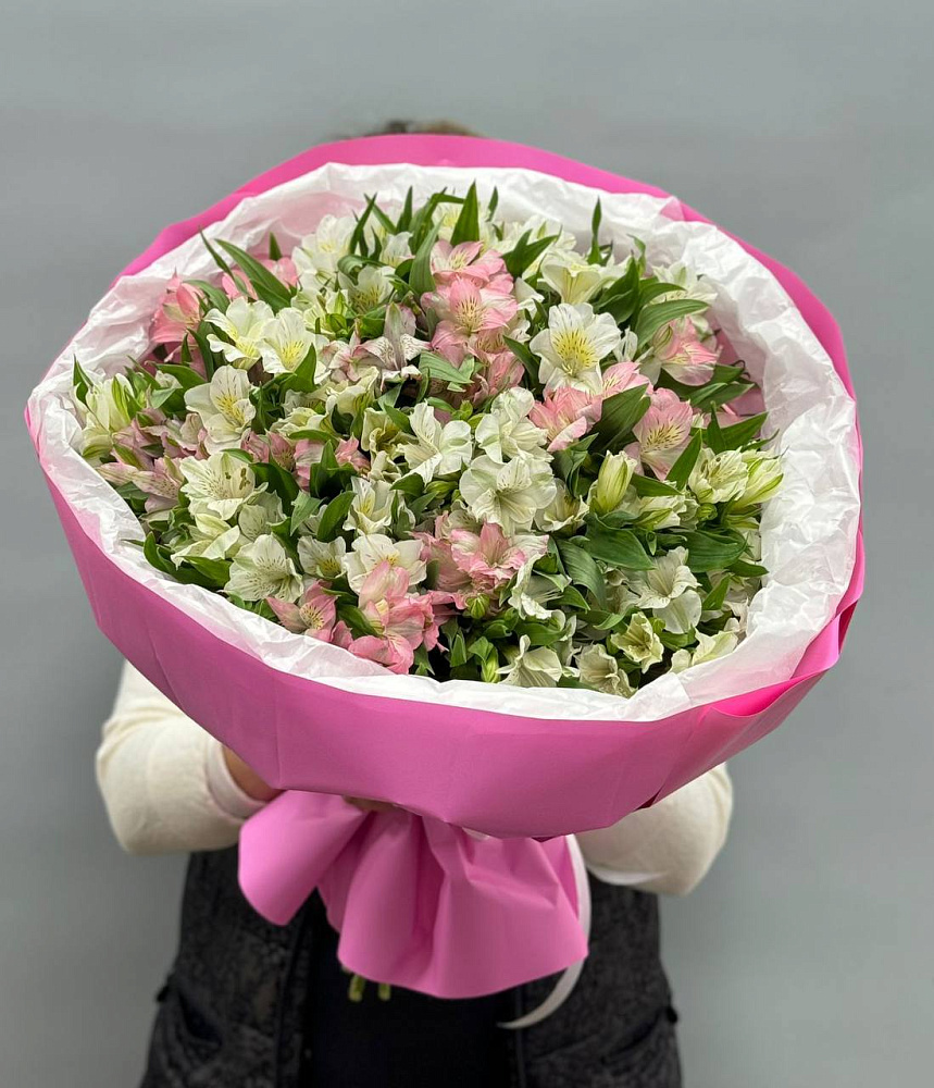 25 альстромерий в оформление