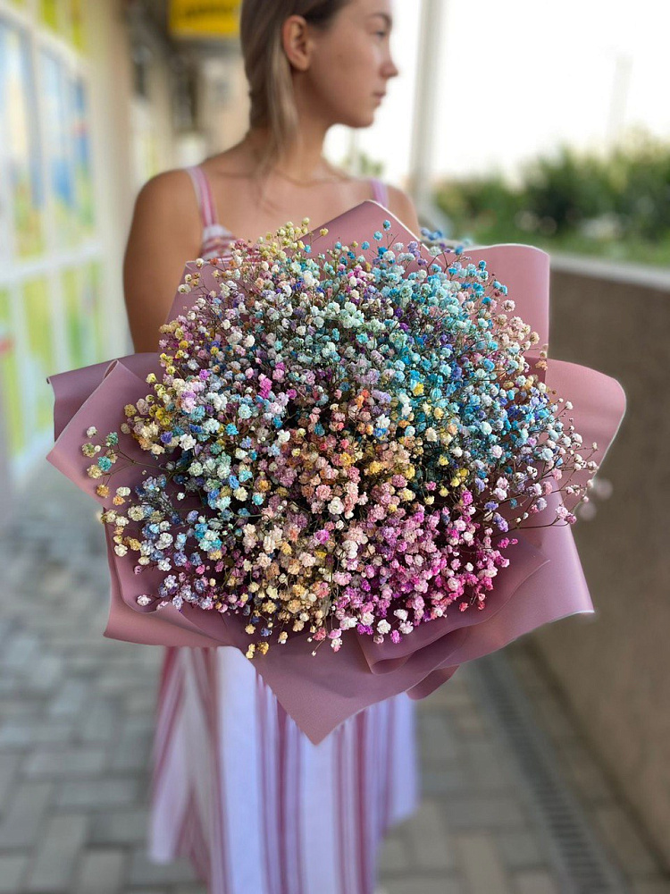 7 веток гипсофил в оформление