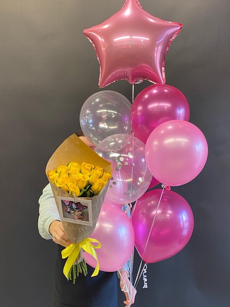 Фонтан из 9 шаров