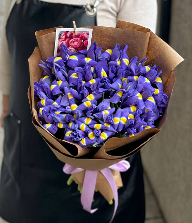 25 ирисов в оформление